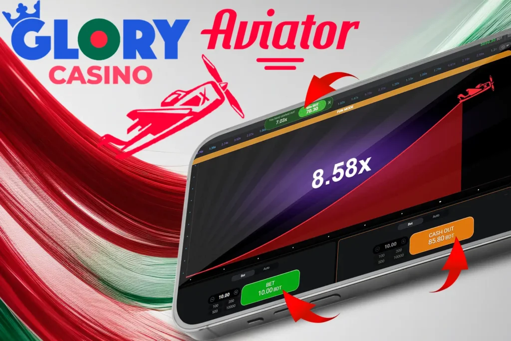 How to play the Aviator game at Glory Casino