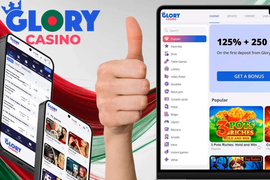 Benefits of creating a Glory Casino account
